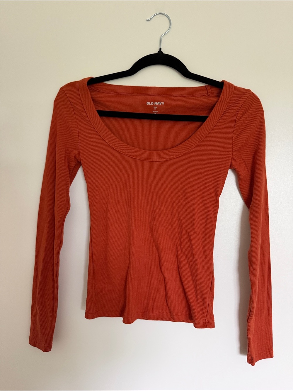 Long Sleeve Scoop Neck Top